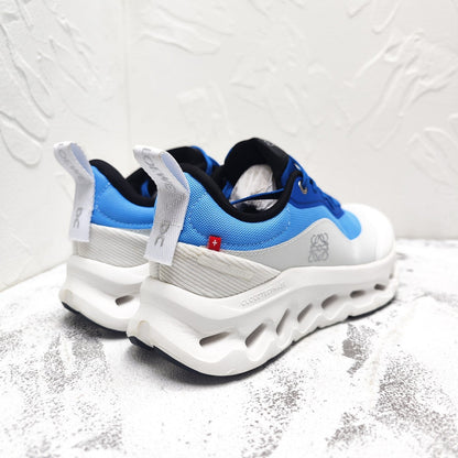 CLOUDTILT 2.0 SNEAKER COBALT BLUE MIX PALE GRAY CALFSKIN AND BREATHABLE MESH