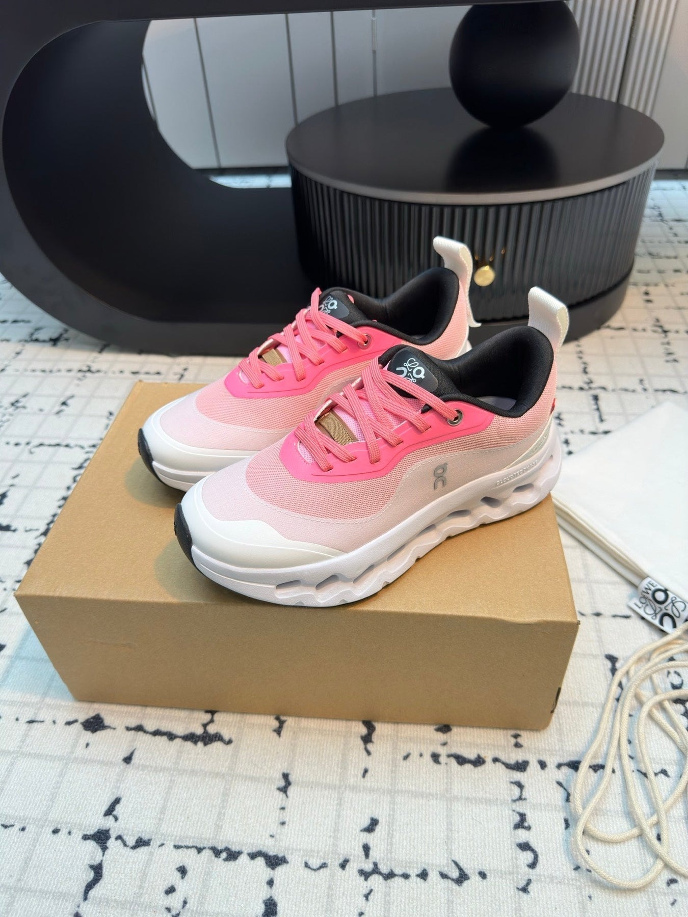 LW CLOUDTILT 2.0 SNEAKER PINK AND WHITE POLYESTER