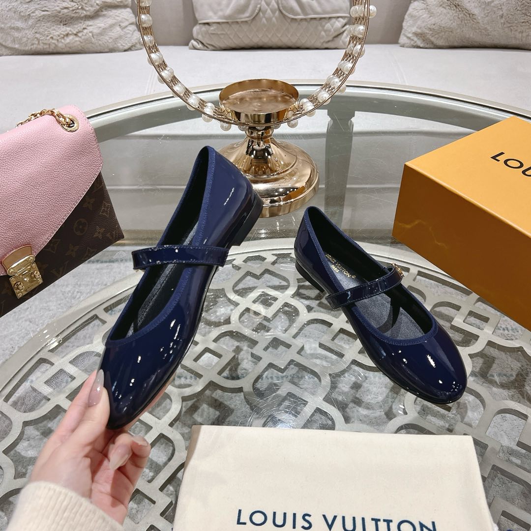 MARY JANE SHOES IN AEGEAN BLUE PATENT CALFSKIN