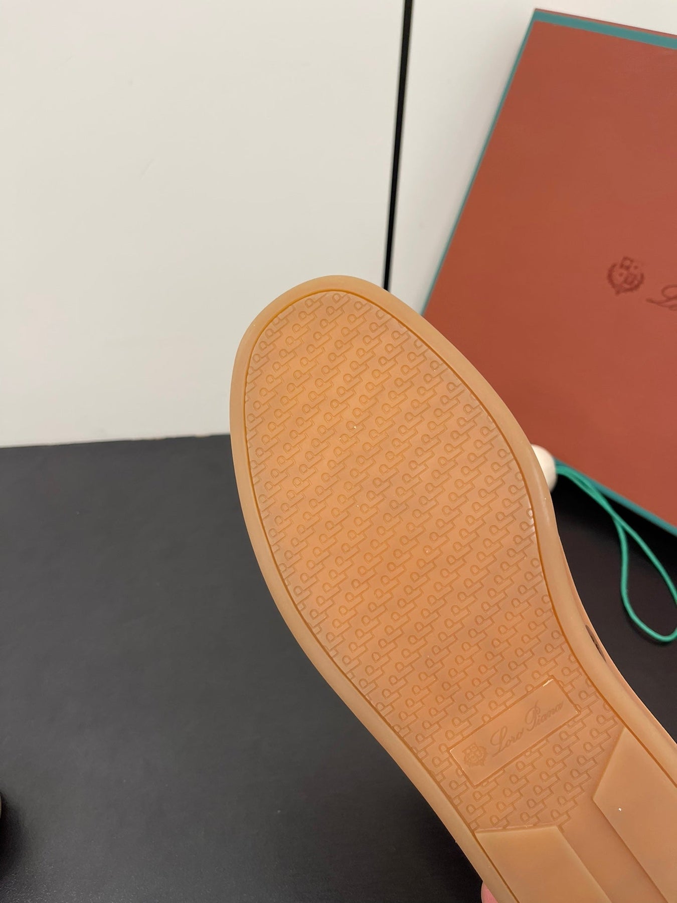 LP TENNIS WALK SNEAKERS LIGHT GOLD CALFSKIN