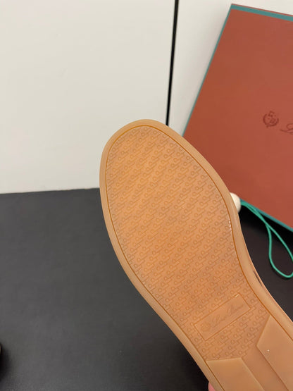 LP TENNIS WALK SNEAKERS LIGHT GOLD CALFSKIN