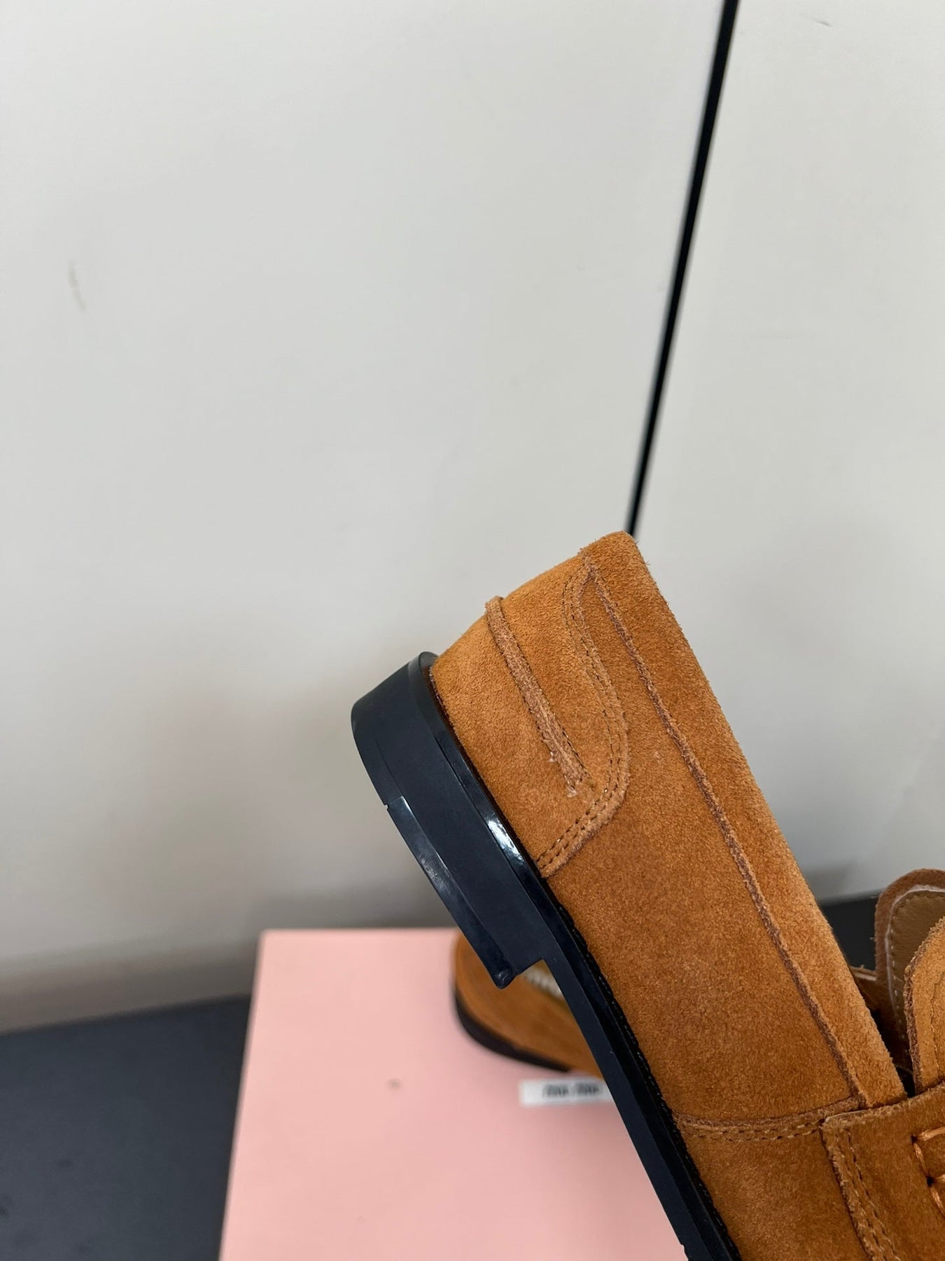 PENNY LOAFERS IN BRONZE BROWN SUEDE
