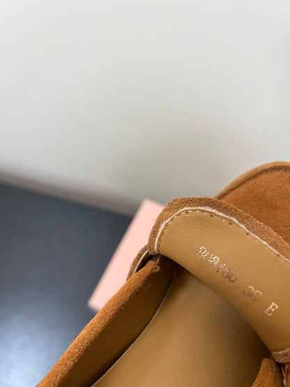 PENNY LOAFERS IN BRONZE BROWN SUEDE