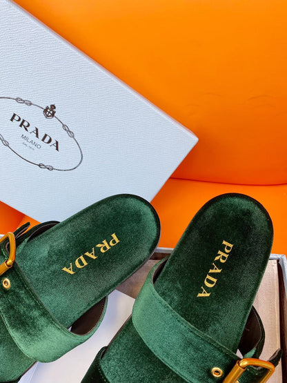 Pra Slides 10 Velvet Laurel Green