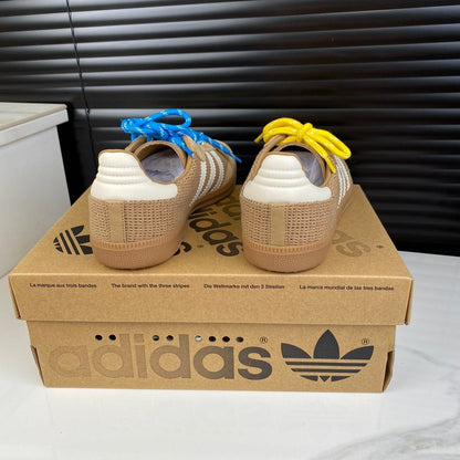 Ivory Sneakers Adidas Samba Sneakers Cowhide