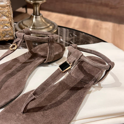 LP MINDIL SANDAL BROWN SUEDE