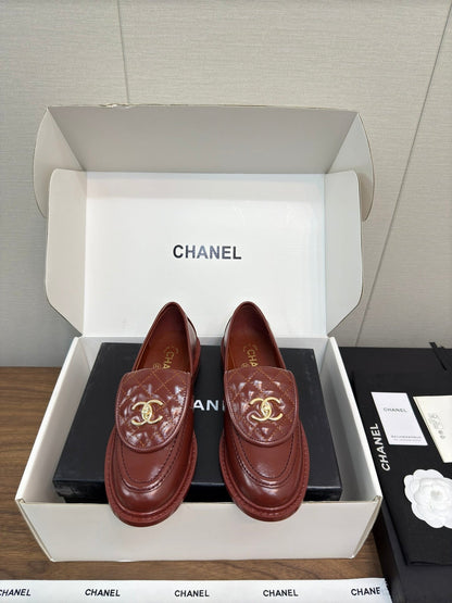 MOCCASIN 2.5 CM IN JAM RED PREMIUM LAMBSKIN