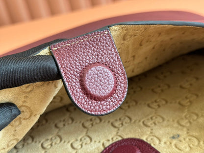 B LARGE SHOULDER BAG 49 IN ROSSO ANCORA RED CALFSKIN