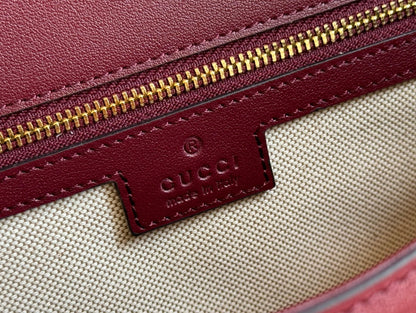 BLONDIE LARGE TOP HANDLE BAG 32 IN ROSSO ANCORA RED CALFSKIN