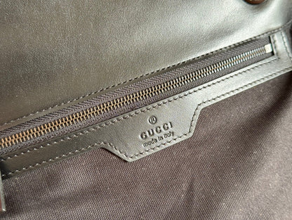 MARMONT SHOULDER BAG 26 IN BLACK CALFSKIN BLACK CHAIN