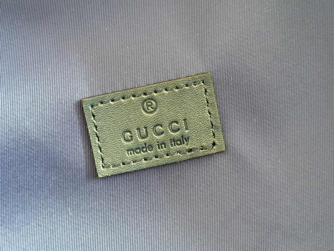 BACKPACK 40 IN BEIGE AND BROWN CANVAS BLUE SNAKE EMBROIDERY