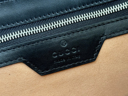 MARMONT SMALL SHOULDER BAG 26 IN BLACK LAMBSKIN