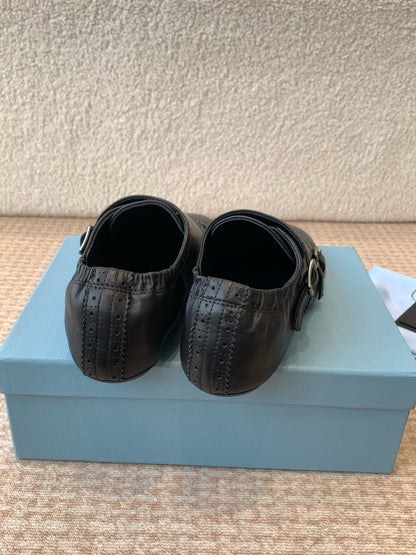 MONK STRAP IN BLACK CALFSKIN