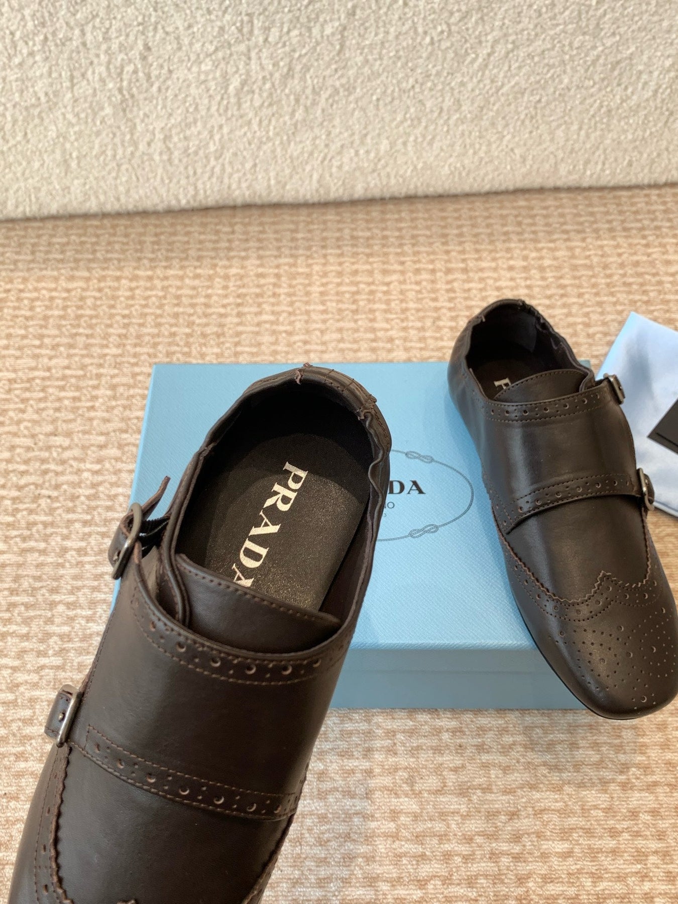 MONK STRAP IN WALNUT BROWN CALFSKIN