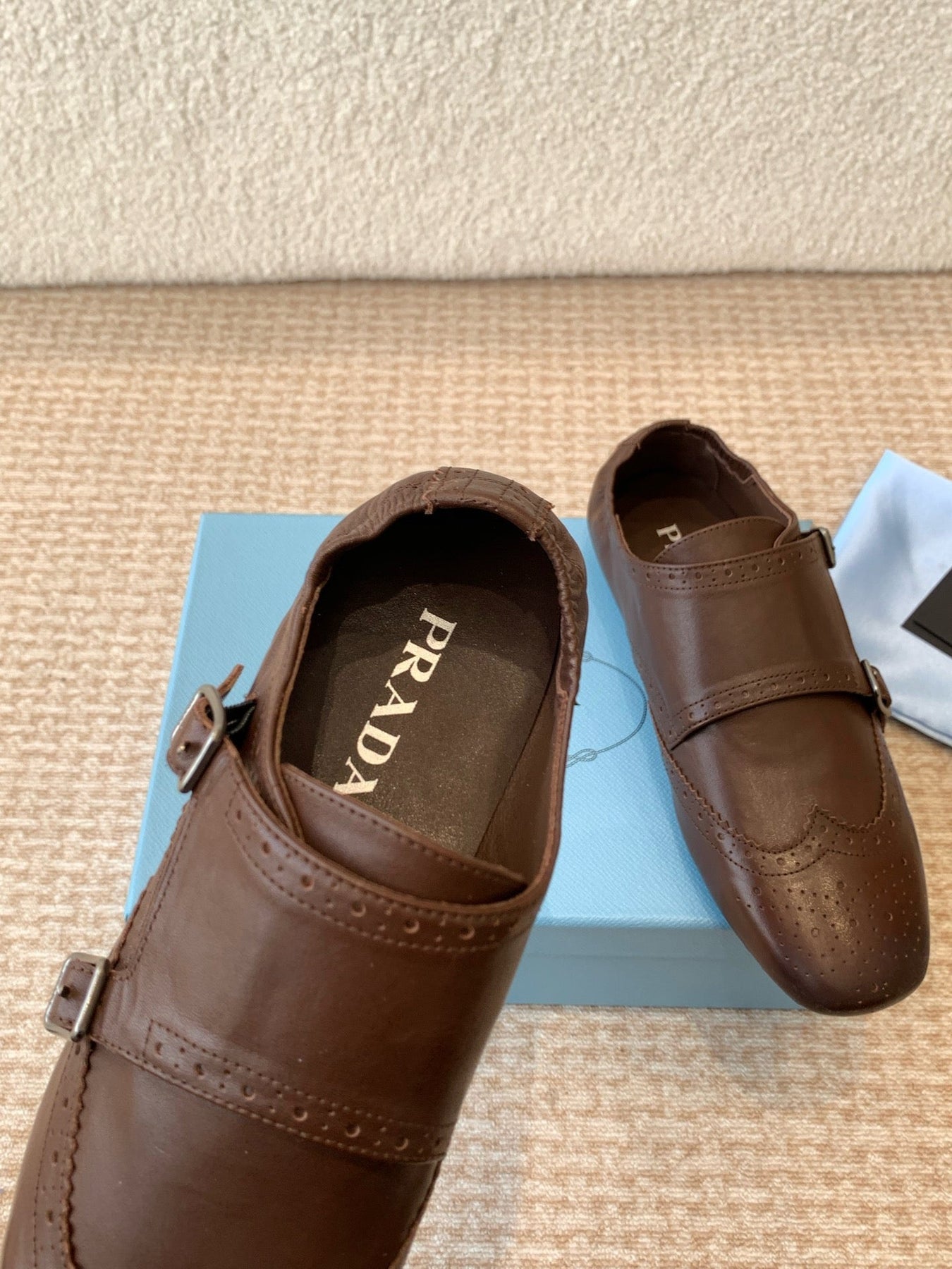 MONK STRAP IN DARK BROWN CALFSKIN