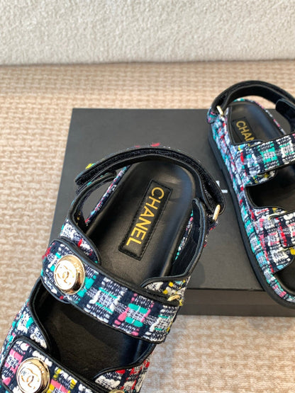 DAD SANDAL IN COLORFUL FABRIC