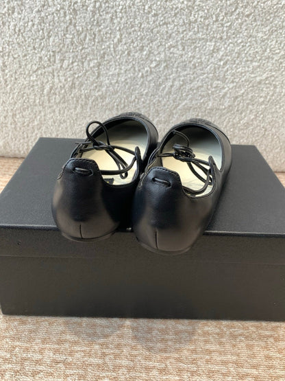 MARY JANE BALLERINA IN BLACK PATENT LAMBSKIN