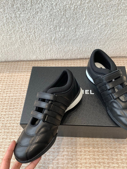 MARY JANE SNEAKERS IN BLACK LAMBSKIN