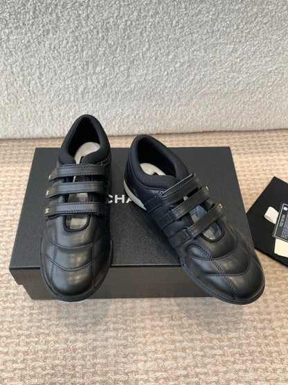 MARY JANE SNEAKERS IN BLACK LAMBSKIN