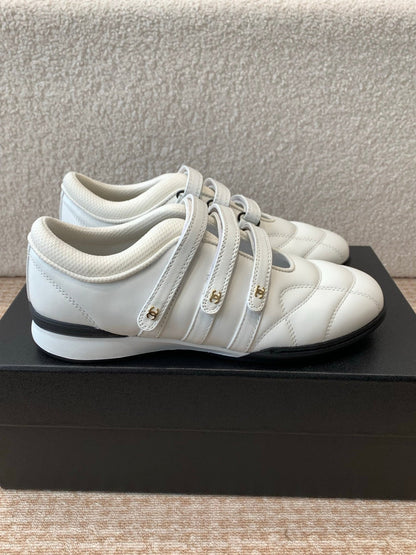 MARY JANE SNEAKERS IN WHITE LAMBSKIN