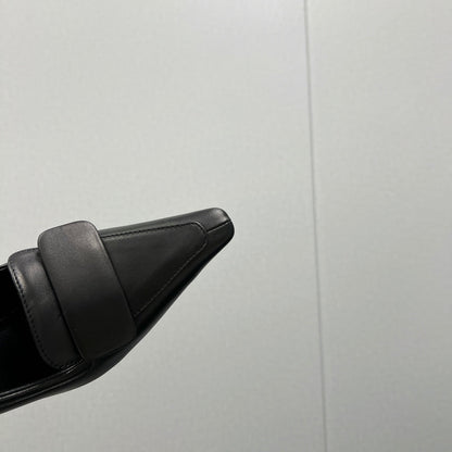 D'ORSAY PUMPS IN BLACK SMOOTH LAMBSKIN