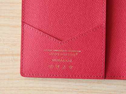 DOLL PASSPORT WALLET IN WHITE MIX COLORFUL CALFSKIN