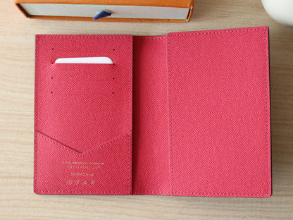 DOLL PASSPORT WALLET IN CHOCOLATE BROWN MONOGRAM CALFSKIN