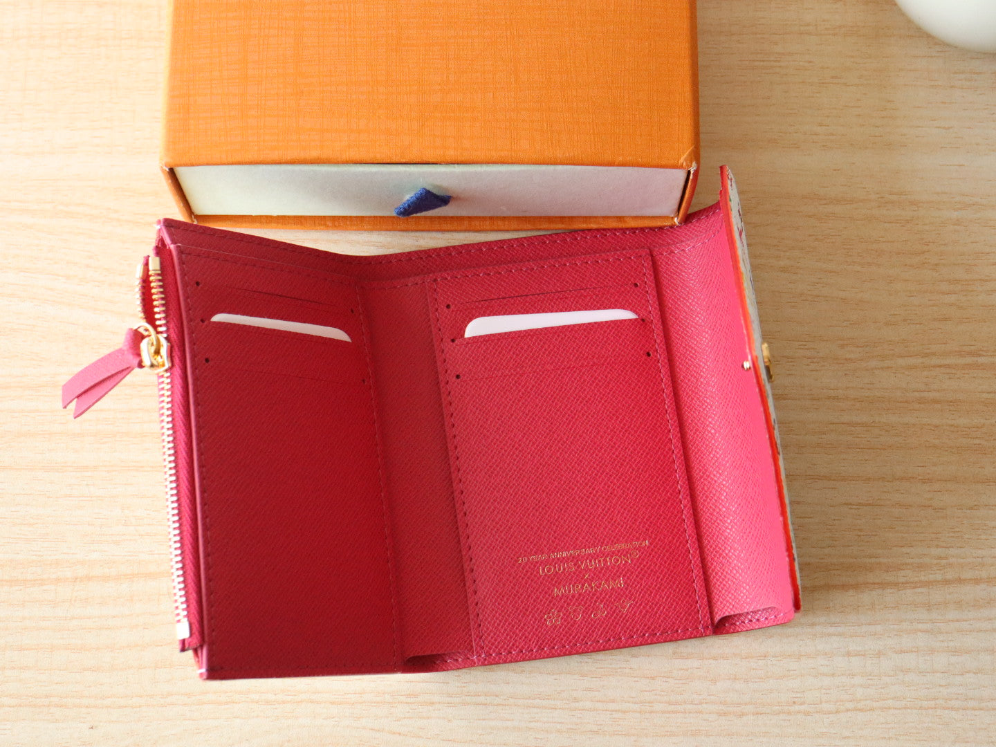 ROSALIE ZIPPY 12 IN WHITE MIX COLORFUL CALFSKIN