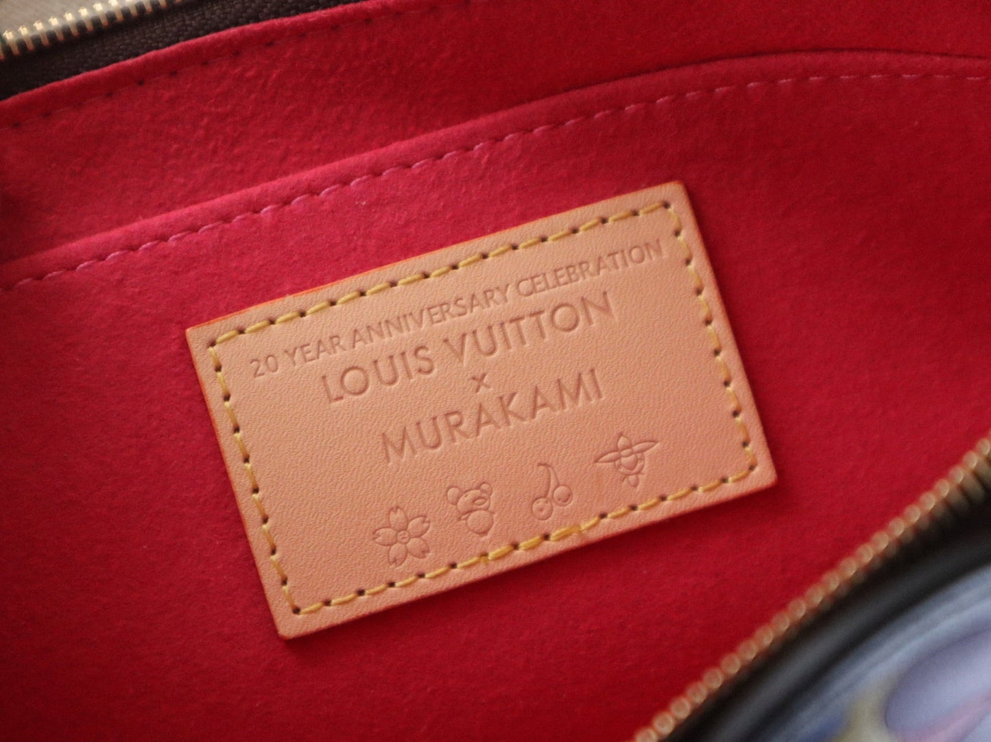 PANDA POCHETTE BAG 22 IN BROWN MONOGRAM COATED CANVAS