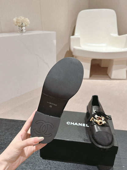 OXFORD SHOES BLACK SHEEPSKIN