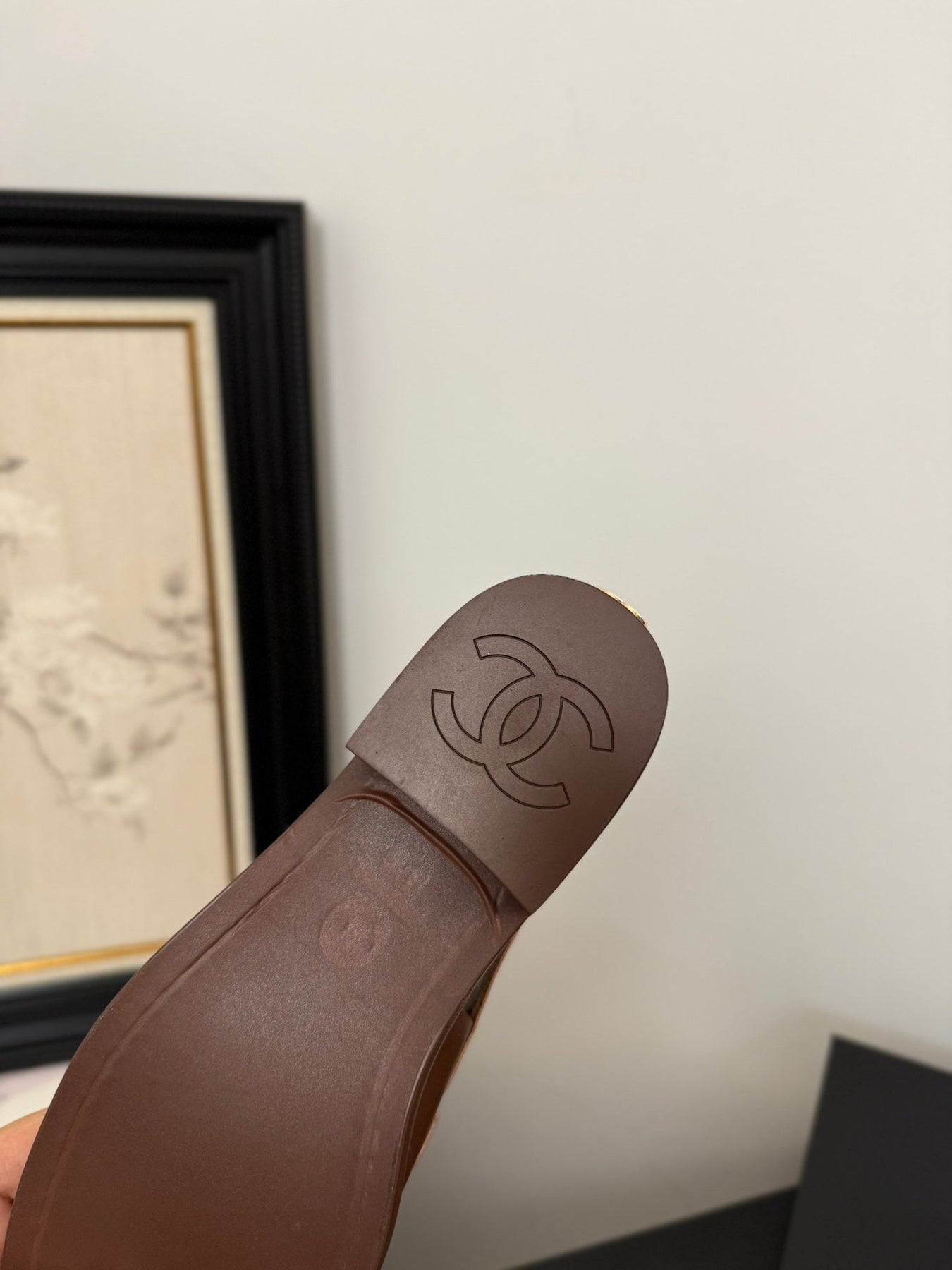 CC 25C Slingback Loafer Brown Patent Leather