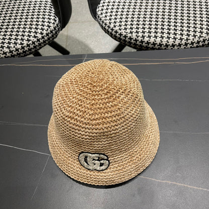 BUCKET HAT IN BEIGE WOOL 389115