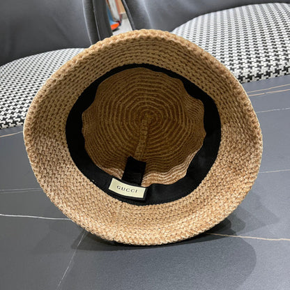 BUCKET HAT IN BEIGE WOOL 389115