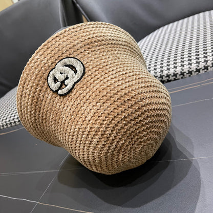 BUCKET HAT IN BEIGE WOOL 389115