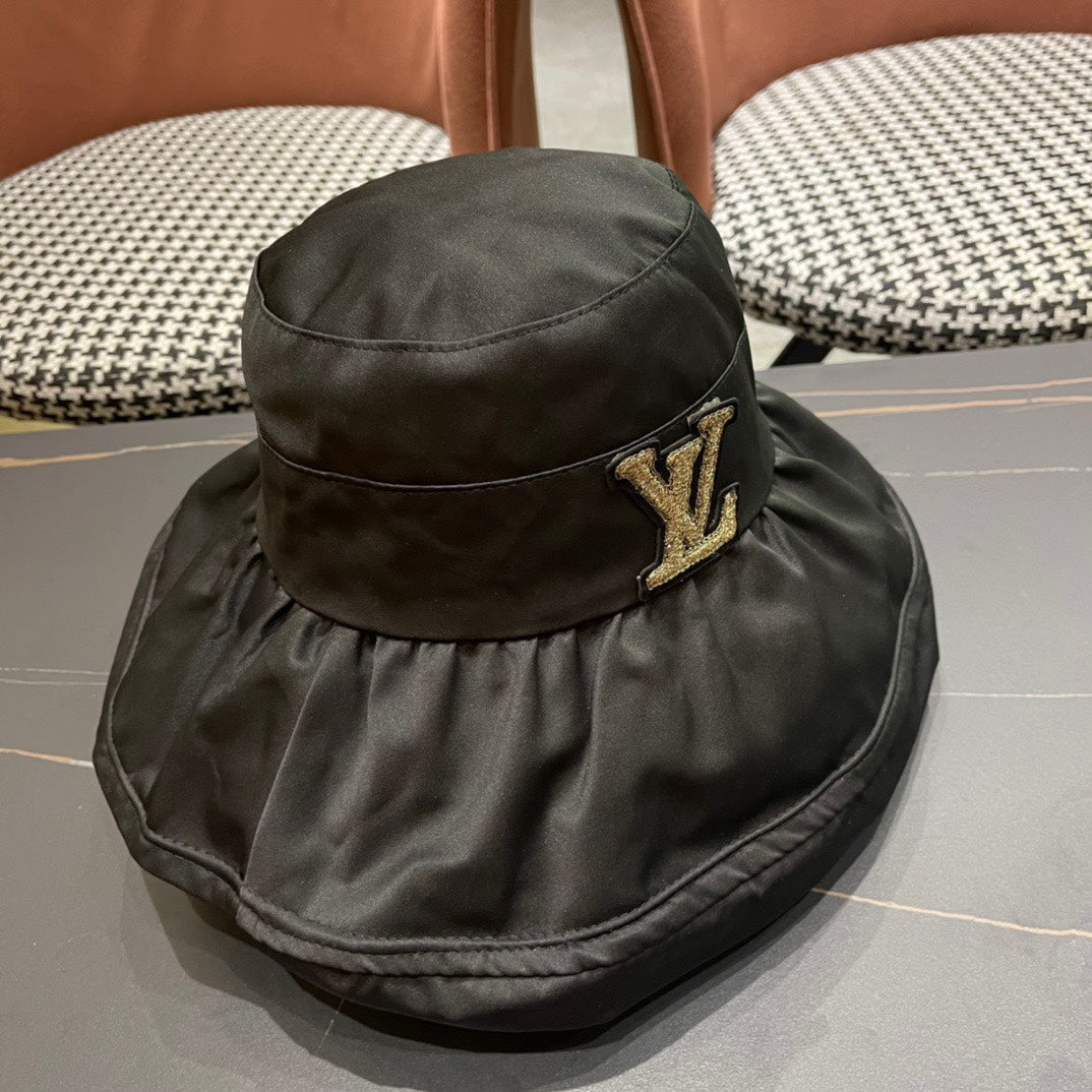 BUCKET HAT IN BLACK COTTON 404526