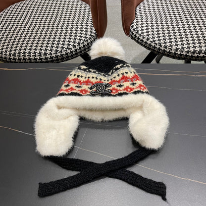 PLUSH WINTER HAT COLORFUL 431203