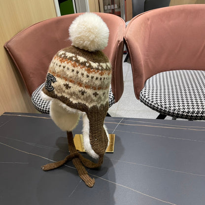 PLUSH WINTER HAT COLORFUL 431204