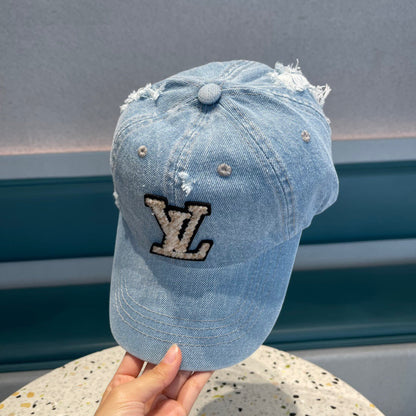 BASEBALL CAP IN LIGHT BLUE DENIM 433086