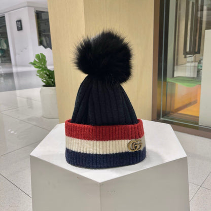 BEANIE HAT IN COLORFUL WOOL 434725