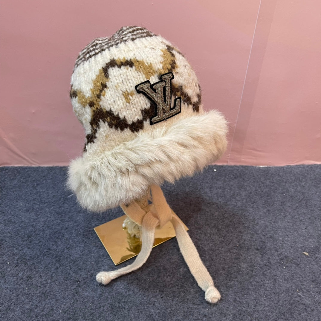 KNITTED WOOL HAT COLORFUL 436579