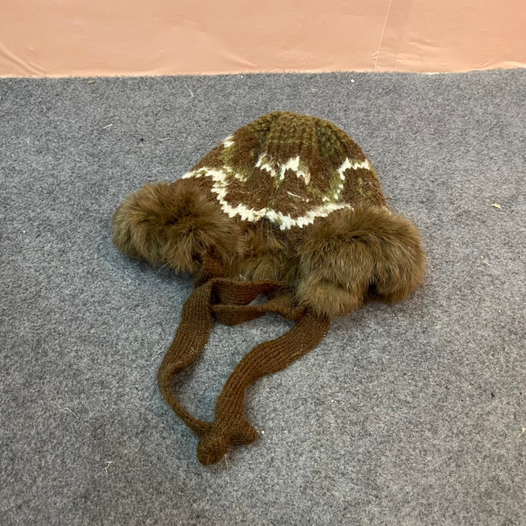 KNITTED WOOL HAT COLORFUL 436581