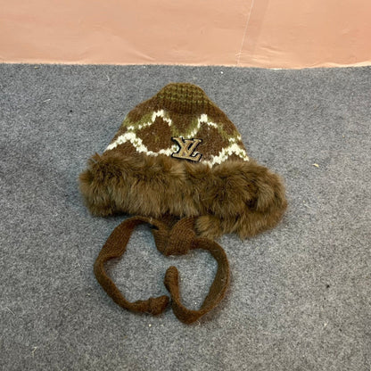 KNITTED WOOL HAT COLORFUL 436581