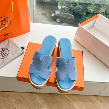 EZE 65 SANDAL SKY BLUE SUEDE