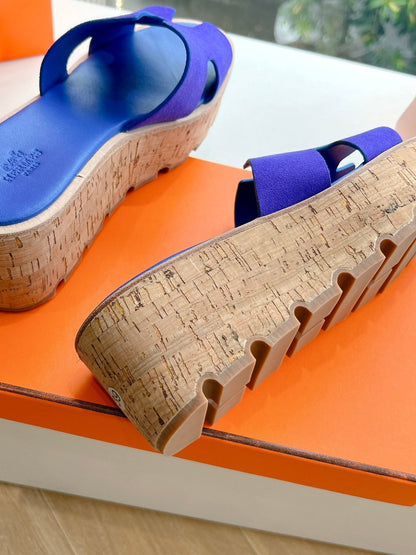 EZE 65 SANDAL NAVY SUEDE