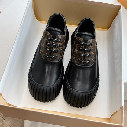 LV ARCHLIGHT SKATE SNEAKER IN BLACK MIX CHOCOLATE BROWN MONOGRAM CALFSKIN