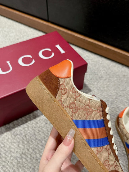 GG & ADIDAS GAZELLE SNEAKER BROWN SUEDE