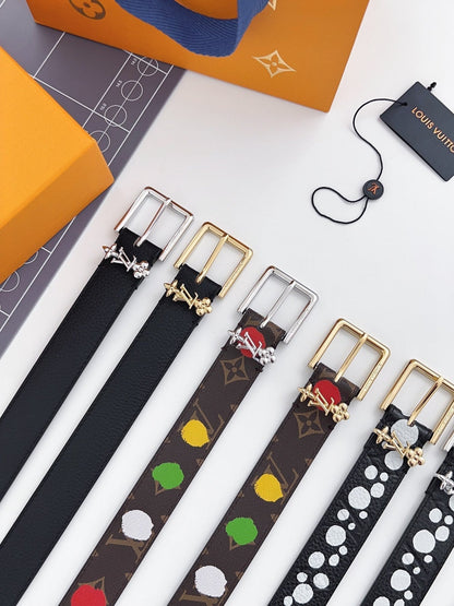 LV BLOOM 30 MM IN COLORFUL MONOGRAM CALFSKIN SILVER HARDWARE