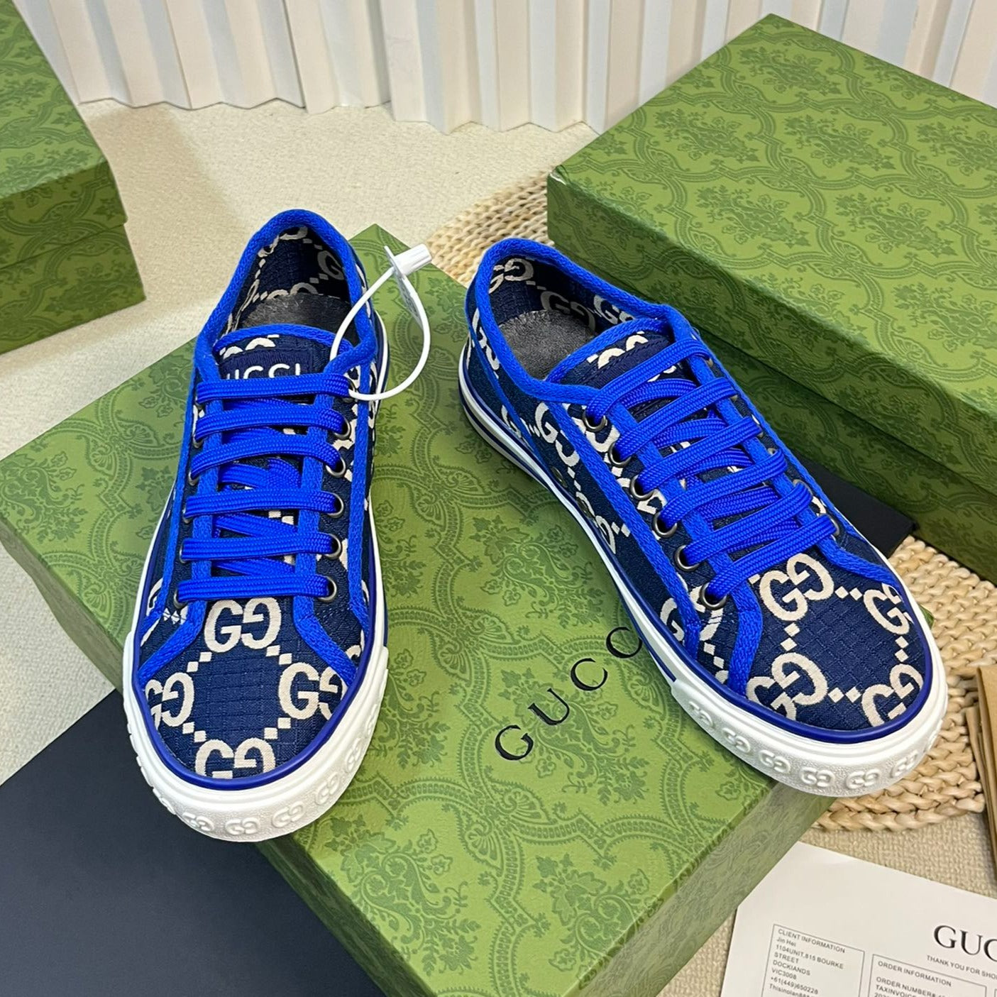 GG Tennis 1977 ripstop sneakers Blue Indigo Caro