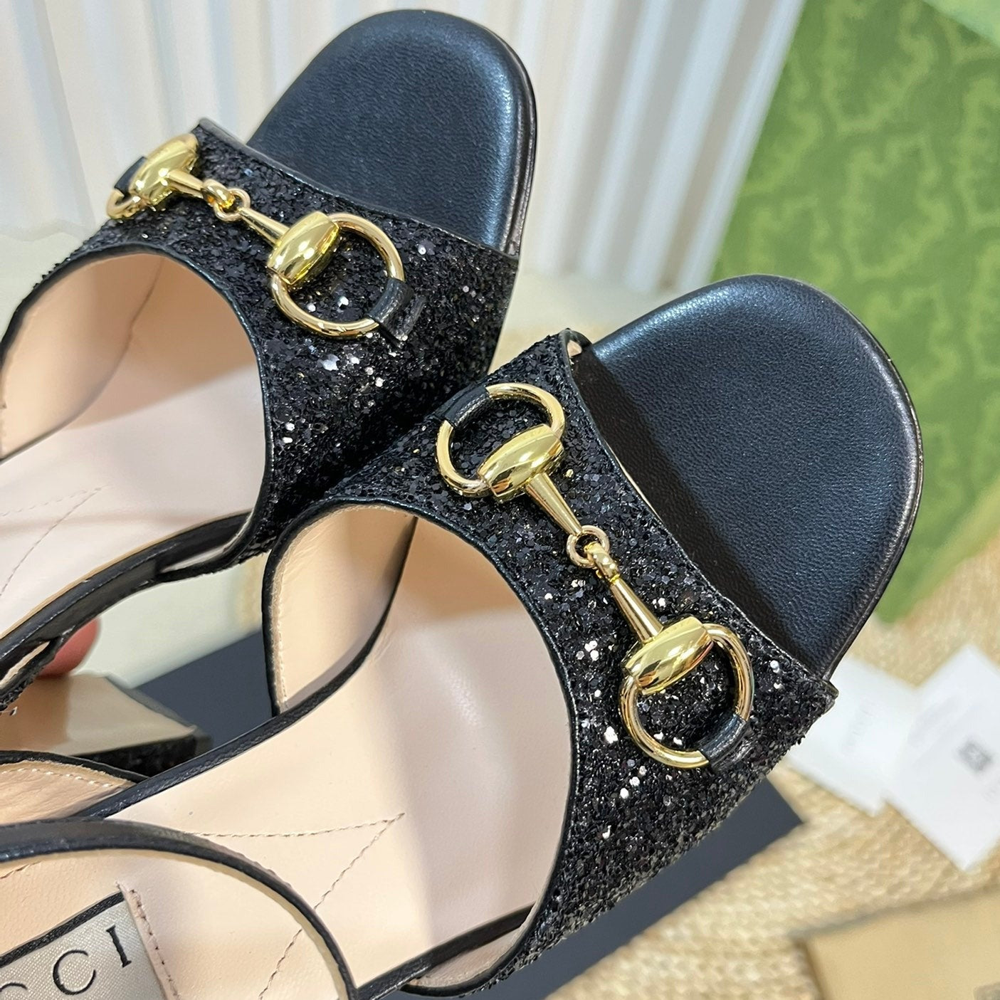 GG Women Sandal High Heels Black