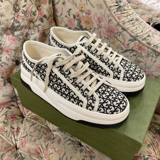 GG Sneaker Tennis 1977 Trainer Black Caro